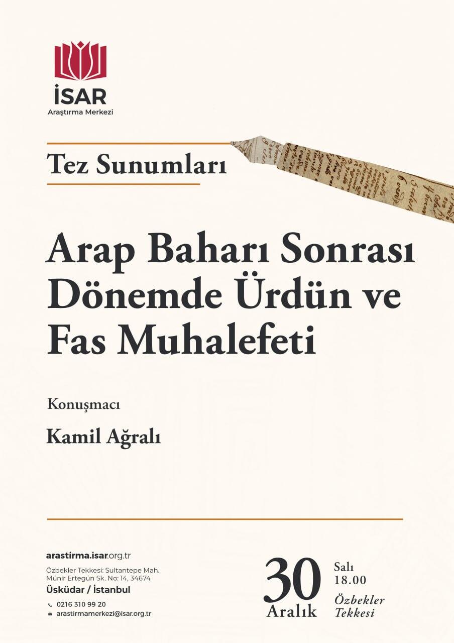 Arap Baharı Sonrası Dönemde Ürdün ve Fas Muhalefeti